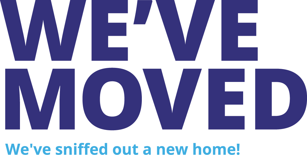 We've Moved Text
